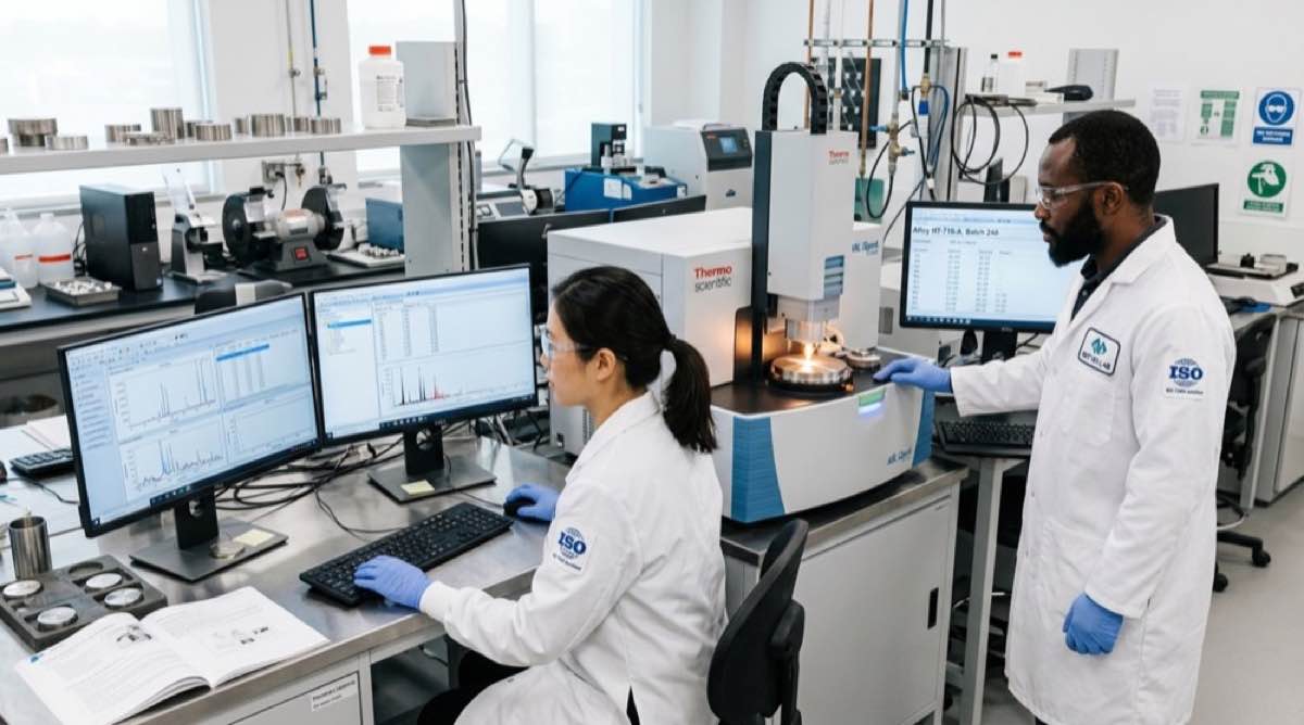 Quality Assurance Metallurgy Testing Lab