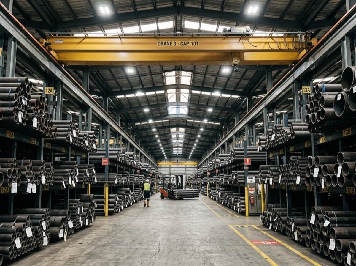 Steel Pipe Stock Inventory